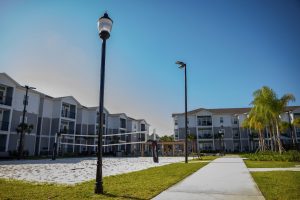 Residential fiberglass light poles