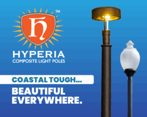 Hyperia Coastal Tough Light Poles Ad Banner
